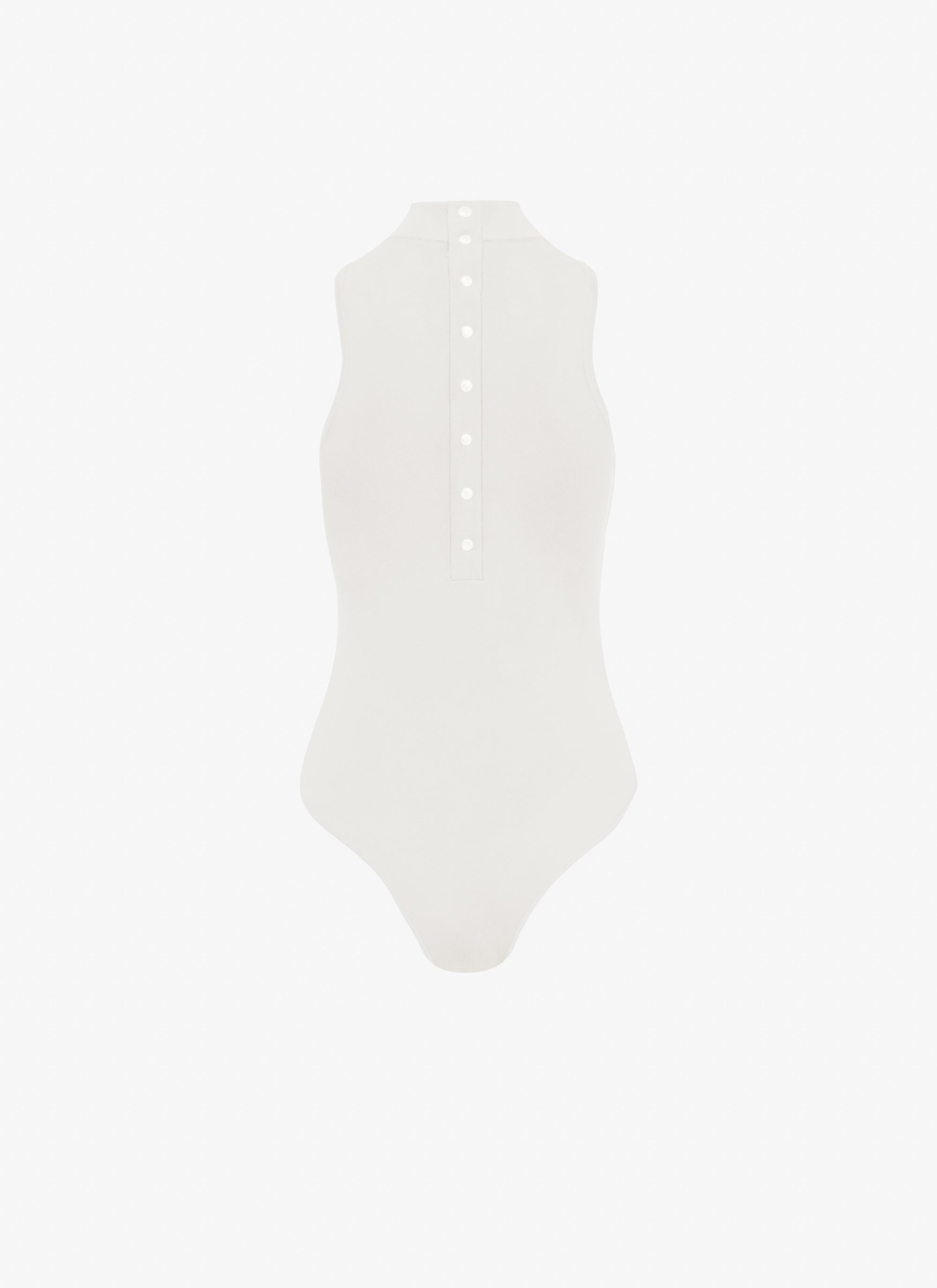 Sleeveless Stretch Bodysuit - Optic White