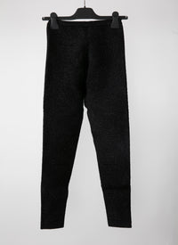 Legging long pailleté - Noir Brillant