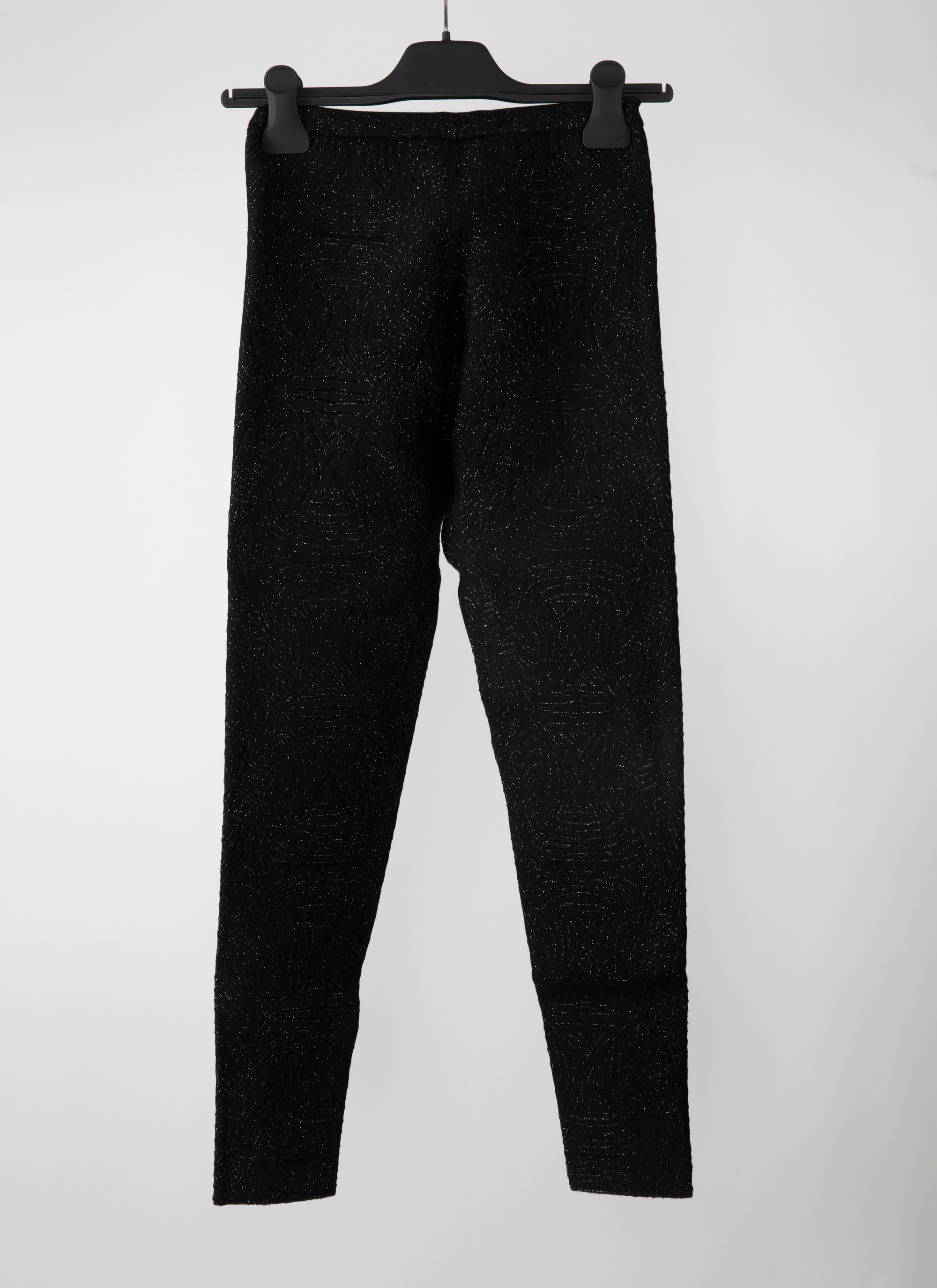 Legging long pailleté - Noir Brillant