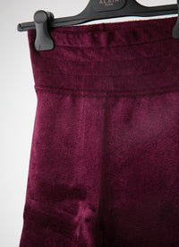 Velvet legging - Garnet