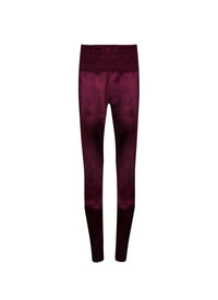 Legging en laine mélangée - Grenat