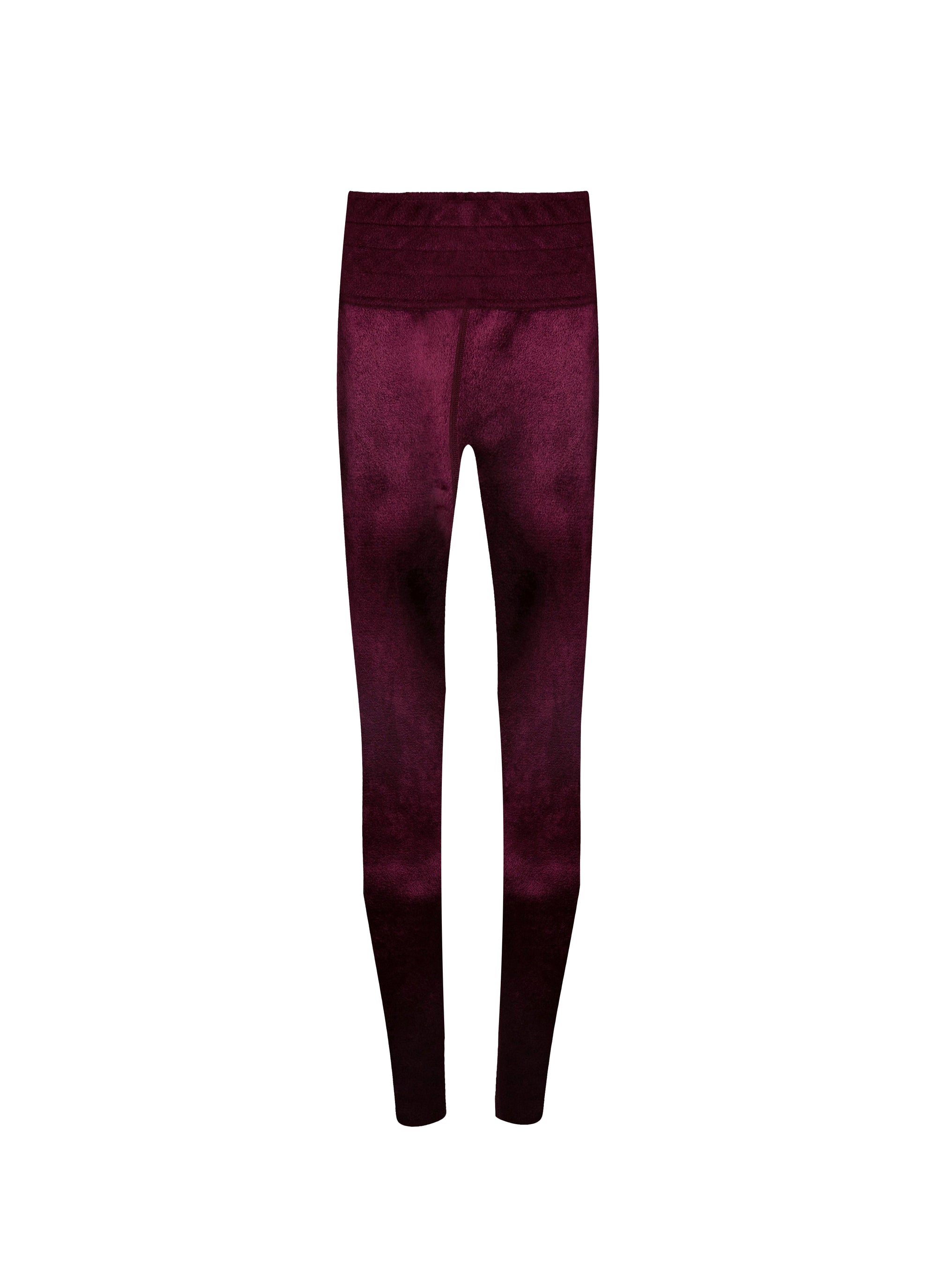 Legging en laine mélangée - Grenat