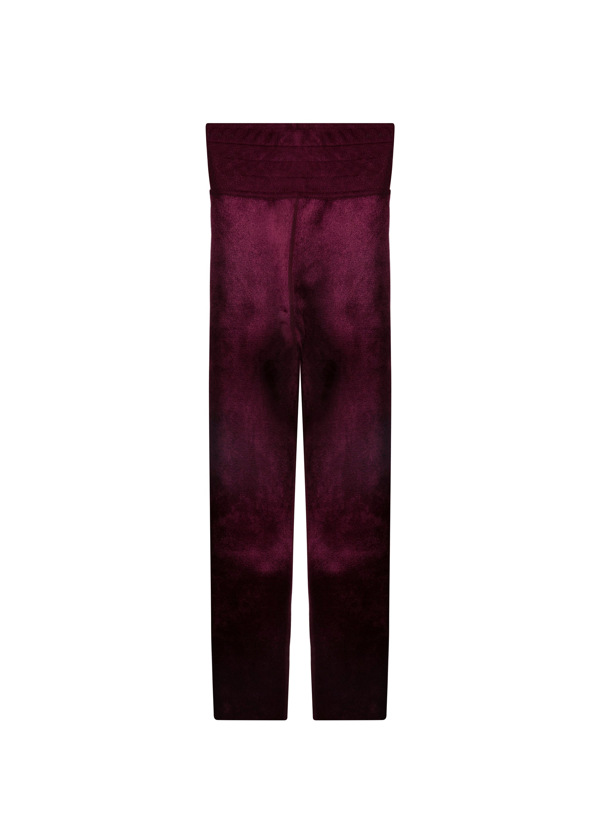 Velvet legging - Garnet