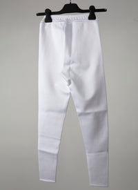 Drawstring legging - White