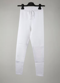 Drawstring legging - White