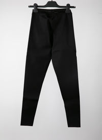 Drawstring legging - Black intense