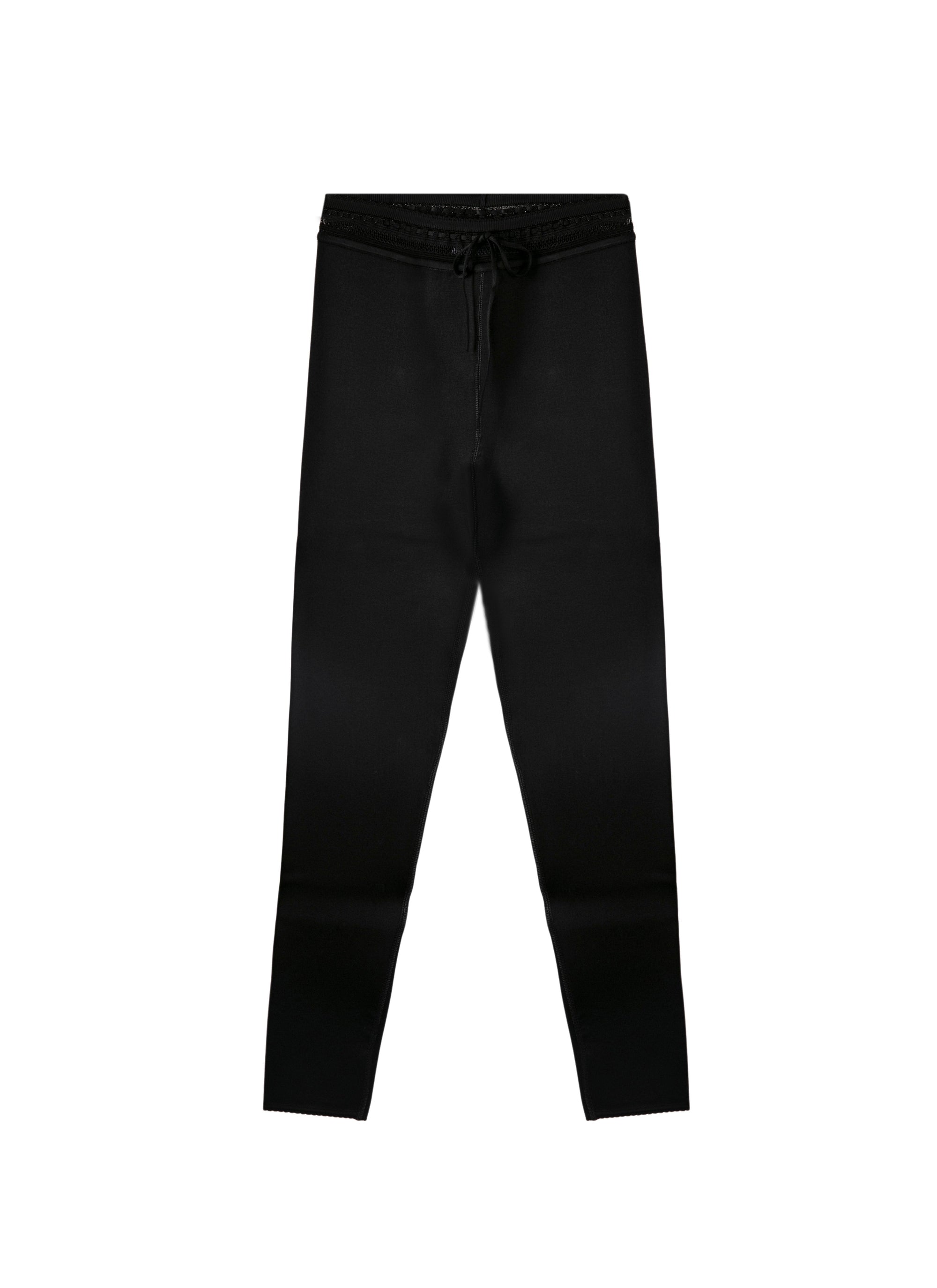 Drawstring legging - Black intense