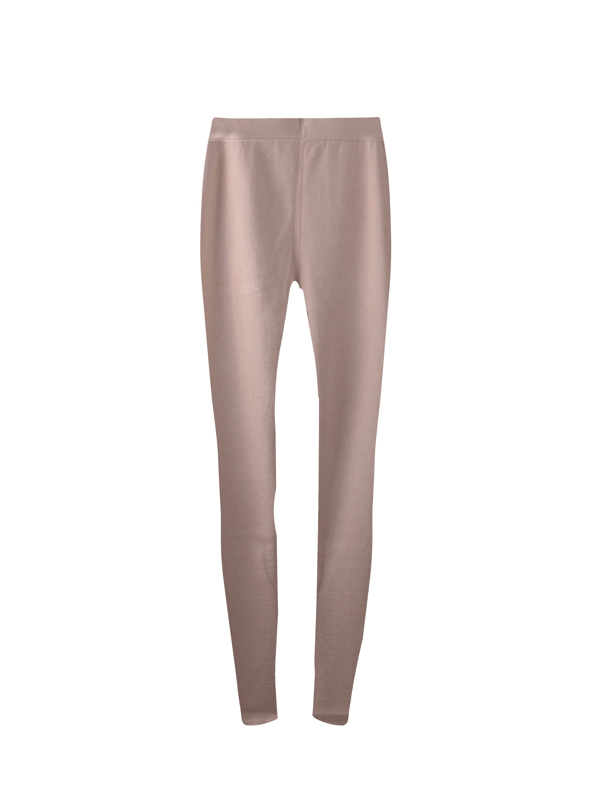 Legging en cachemire et soie - Sable
