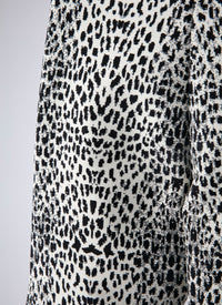Legging à motif animal - Blanc & Noir