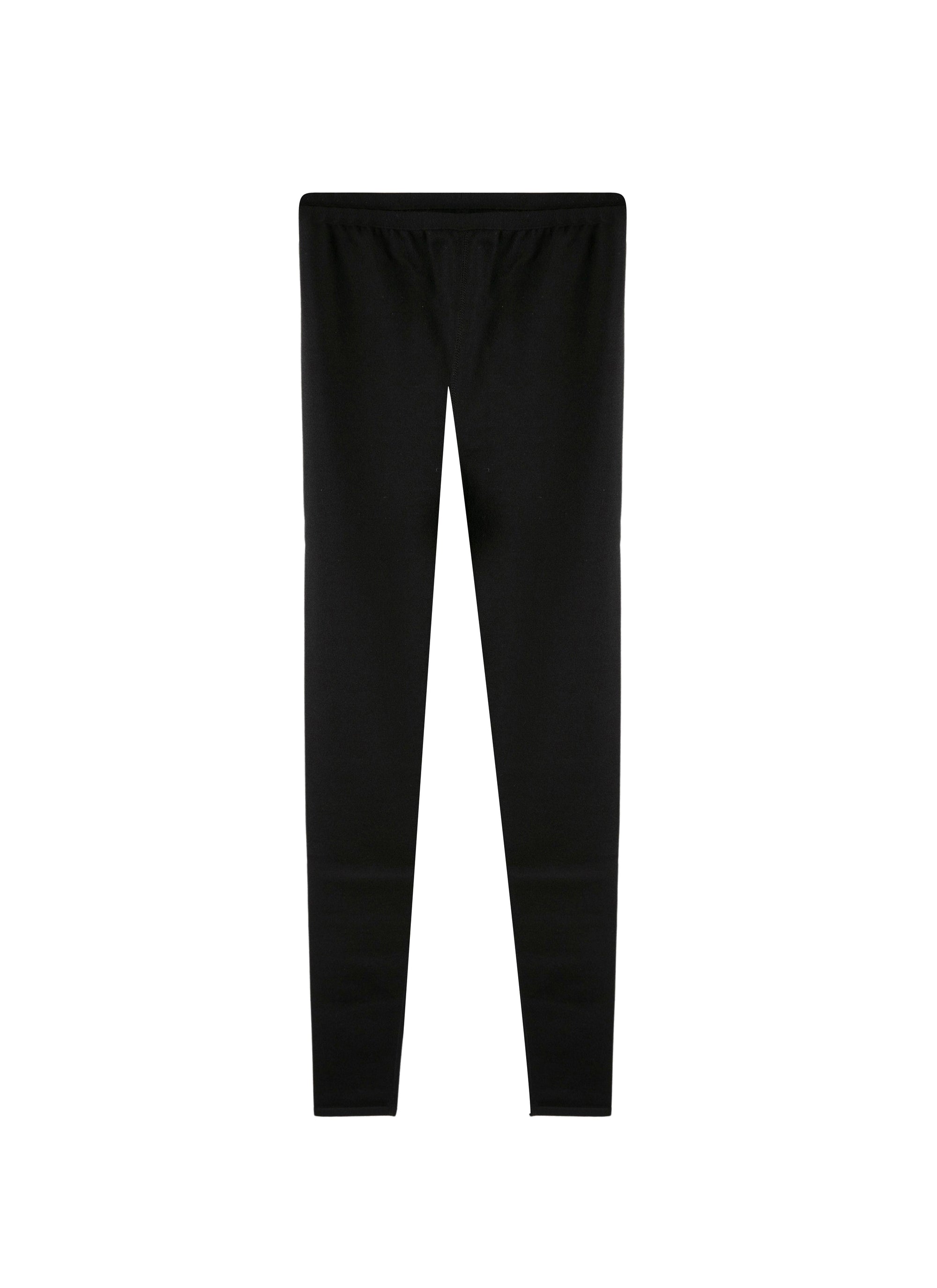 Wool legging - Black intense