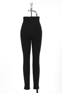 Cashmere ribbed legging - Alaia Black