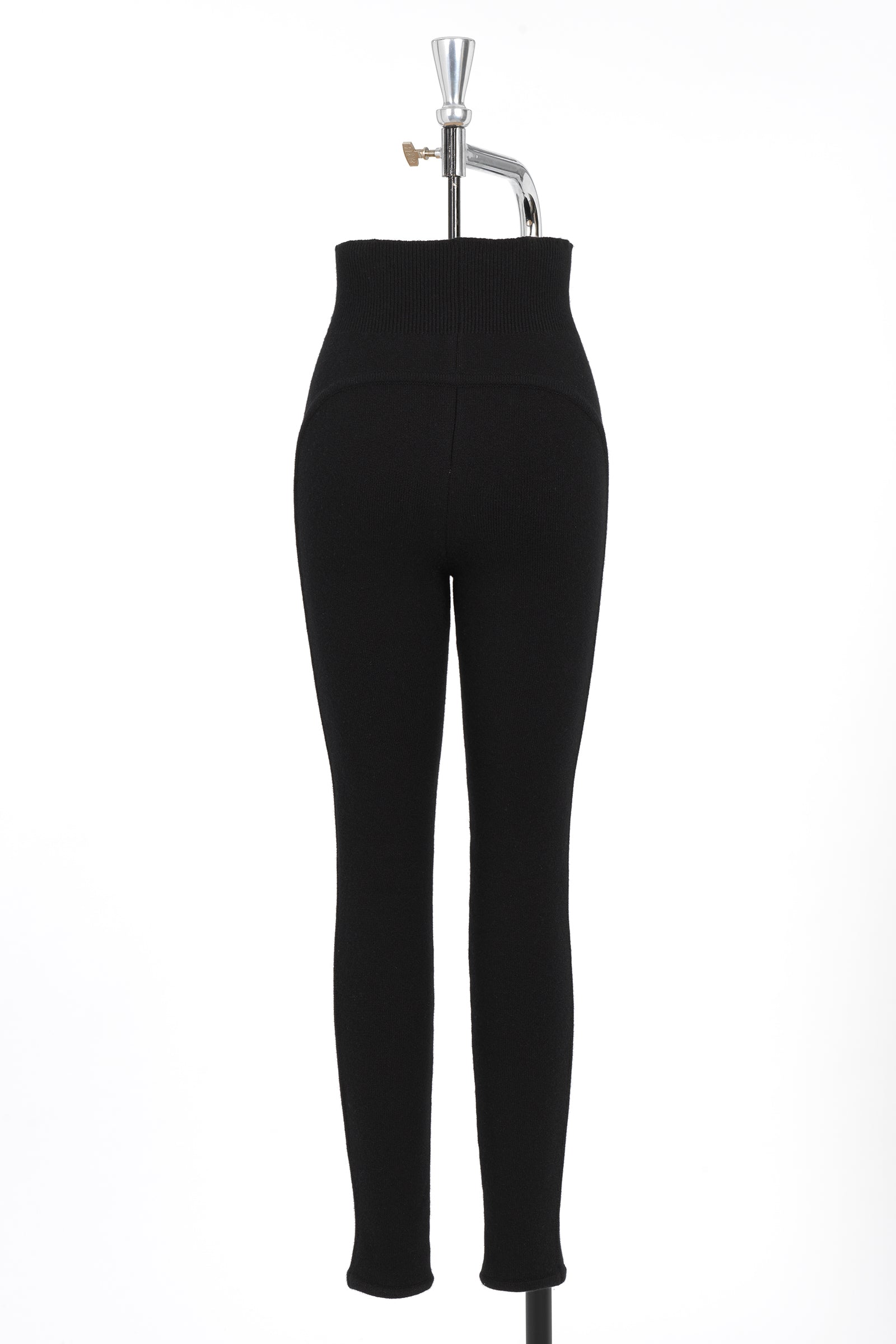 Cashmere ribbed legging - Alaia Black