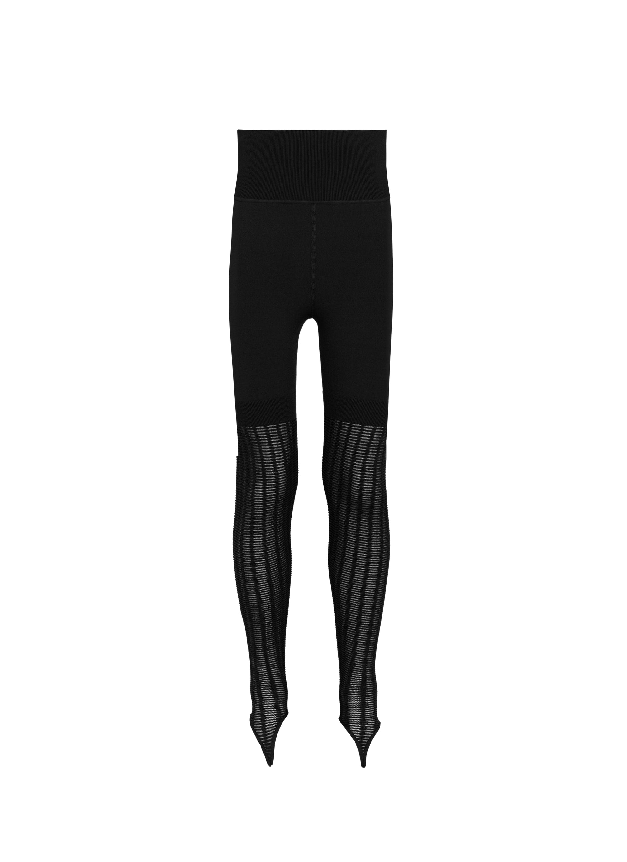 Legging mi-perforé - Noir Alaïa