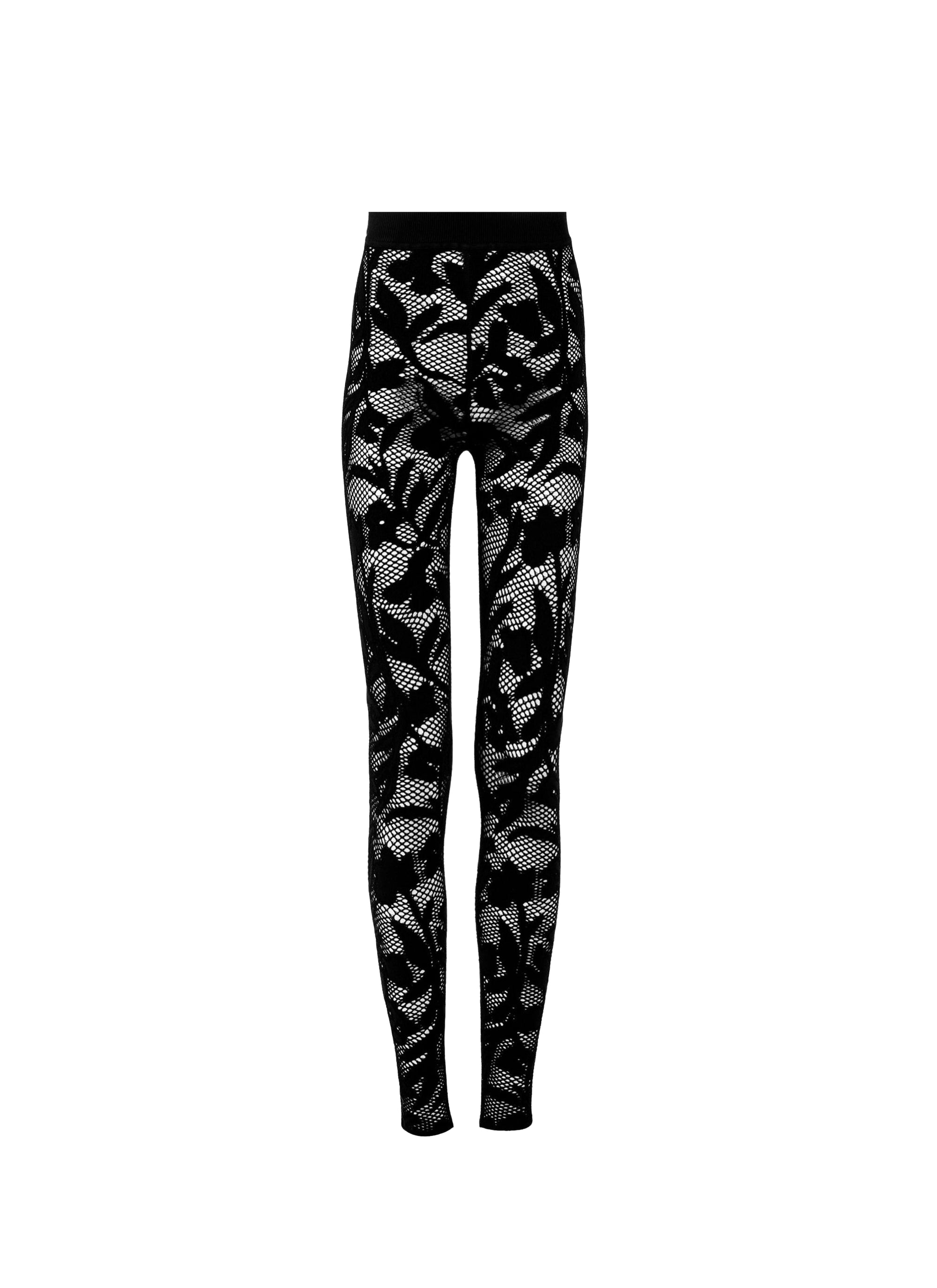 Legging en dentelle - Noir Alaïa
