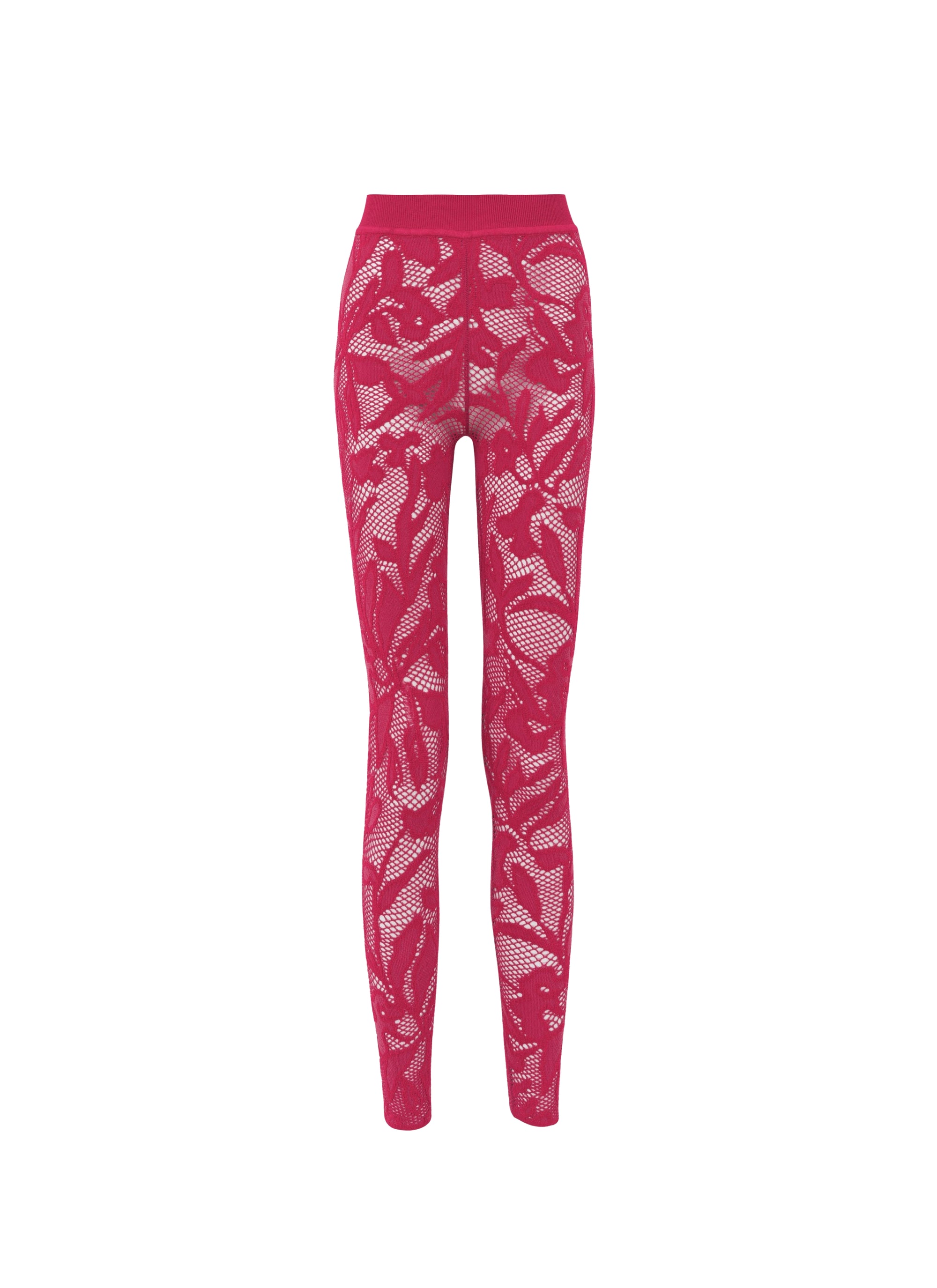 Lace leggings - Fuchsia