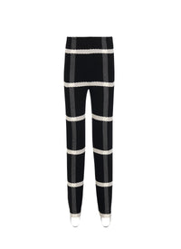 Legging Tartan en laine - Noir & Blanc