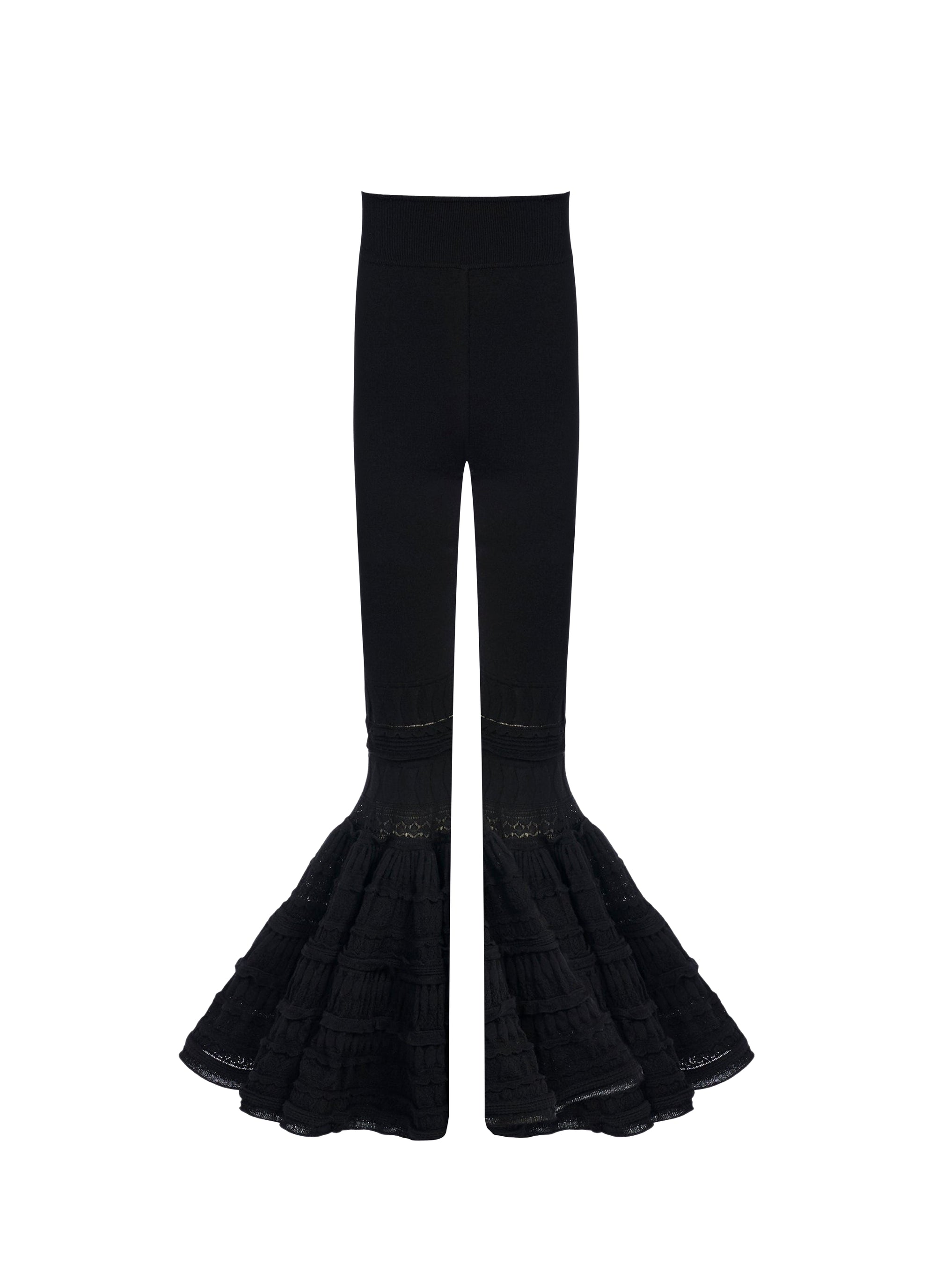 Pantalon legging Crino en laine - Noir Alaïa
