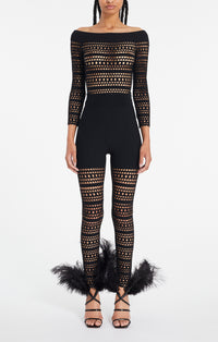 Vienna Legging in wool - Black Alaïa