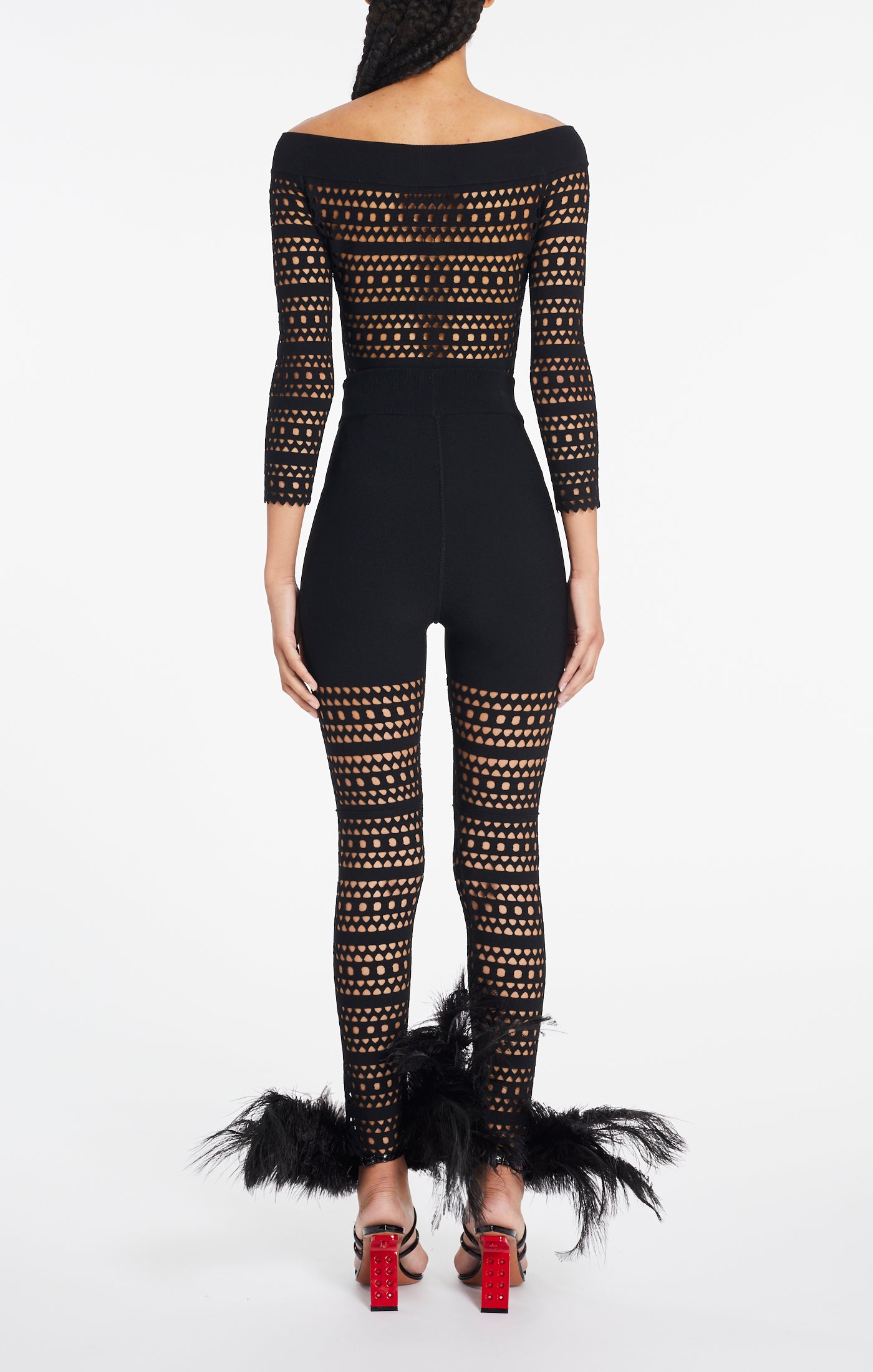 Vienna Legging in wool - Black Alaïa