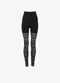 Vienna Legging in wool - Black Alaïa