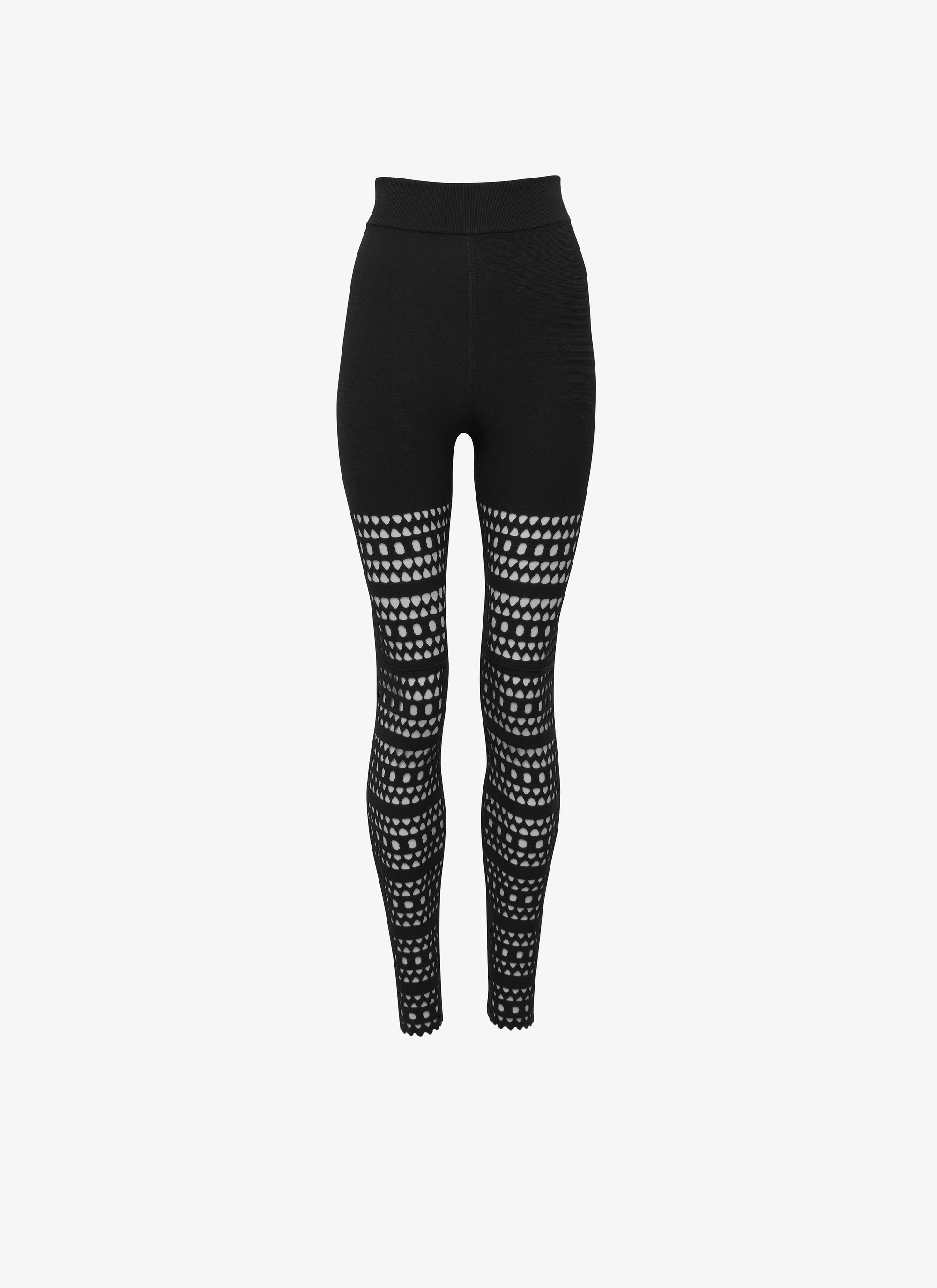 Vienna Legging in wool - Black Alaïa