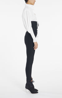 Stretch corset leggings - Black Alaïa