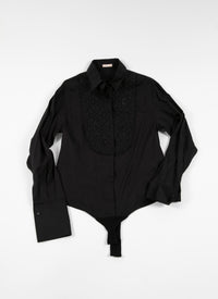 Bib bodysuit - Black intense