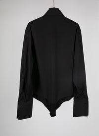 Bib bodysuit - Black intense