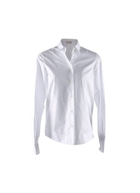 Chemise classique dos volanté - Blanc