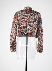 Chemise courte à grandes poches plaquées - Kaki & Bois de Rose