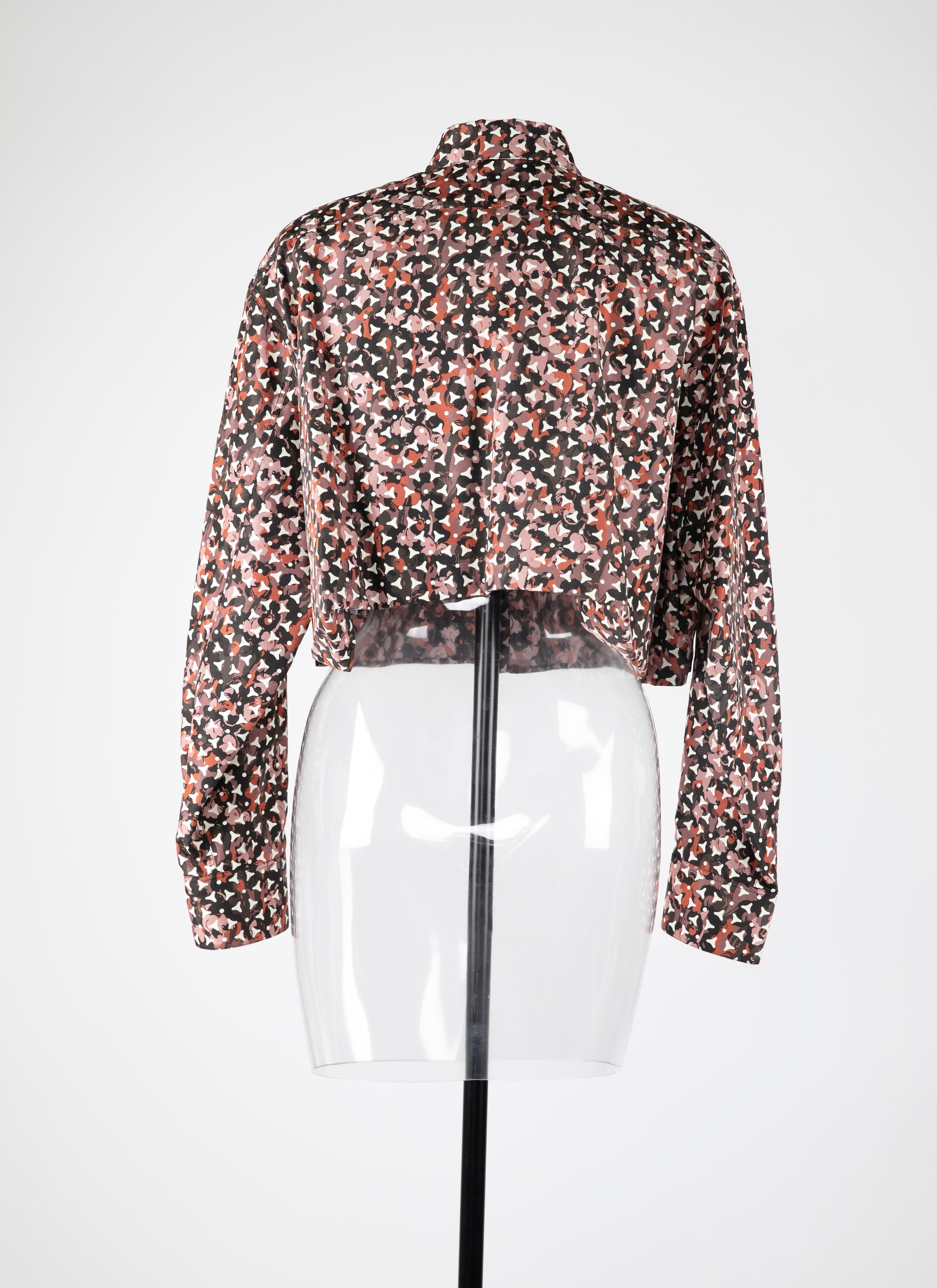 Chemise courte à grandes poches plaquées - Kaki & Bois de Rose