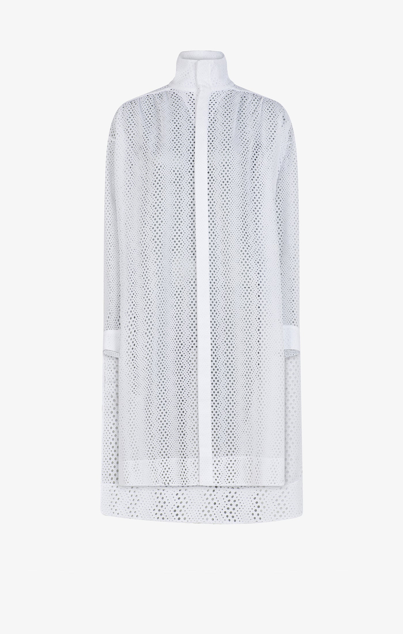 Tunique à broderie vague - Blanc