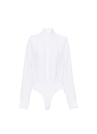 Chemise Body en soie - Blanc