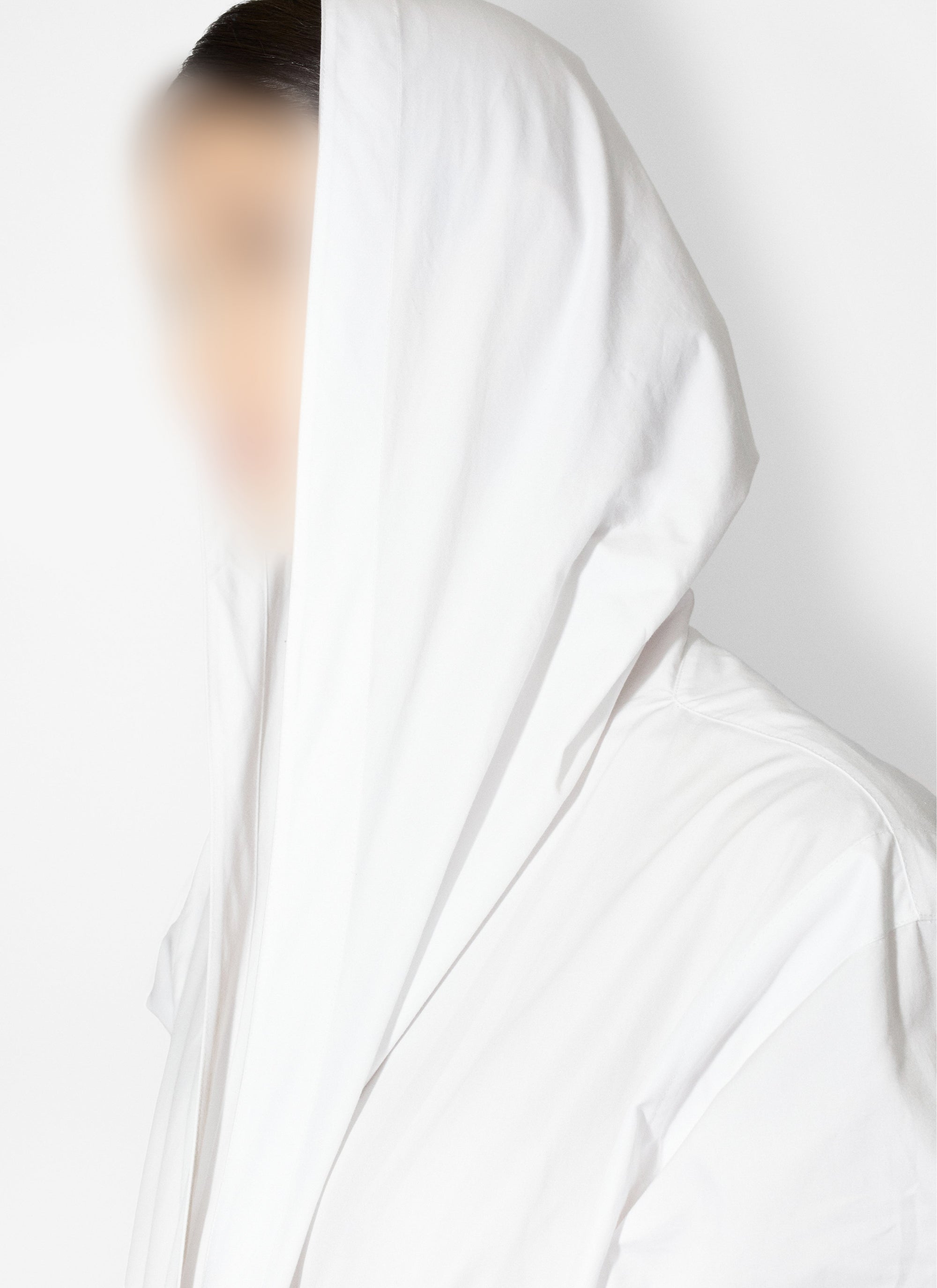 Short à broderie vague - Blanc