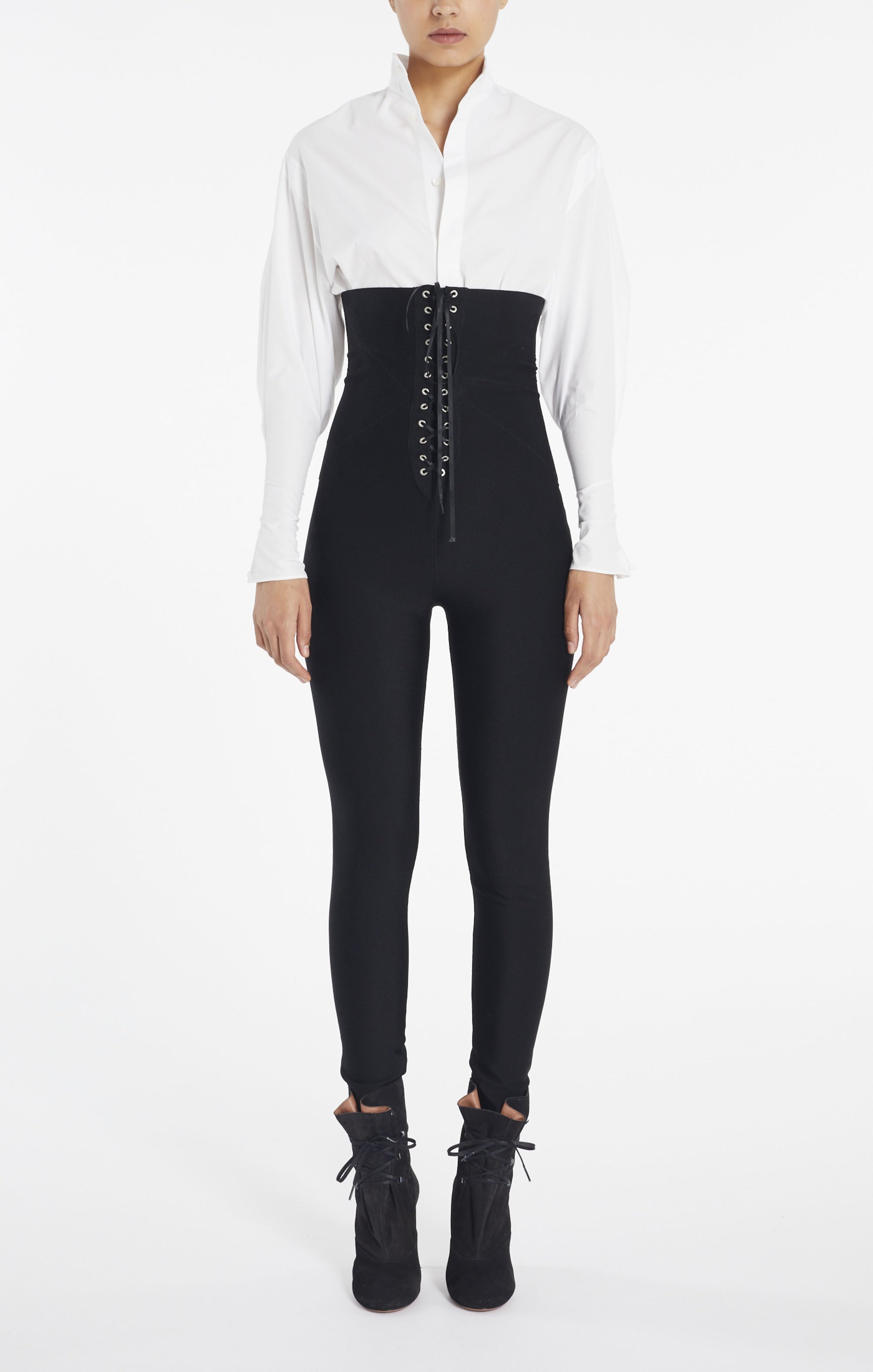 Chemise blouse en popeline de coton - Blanc