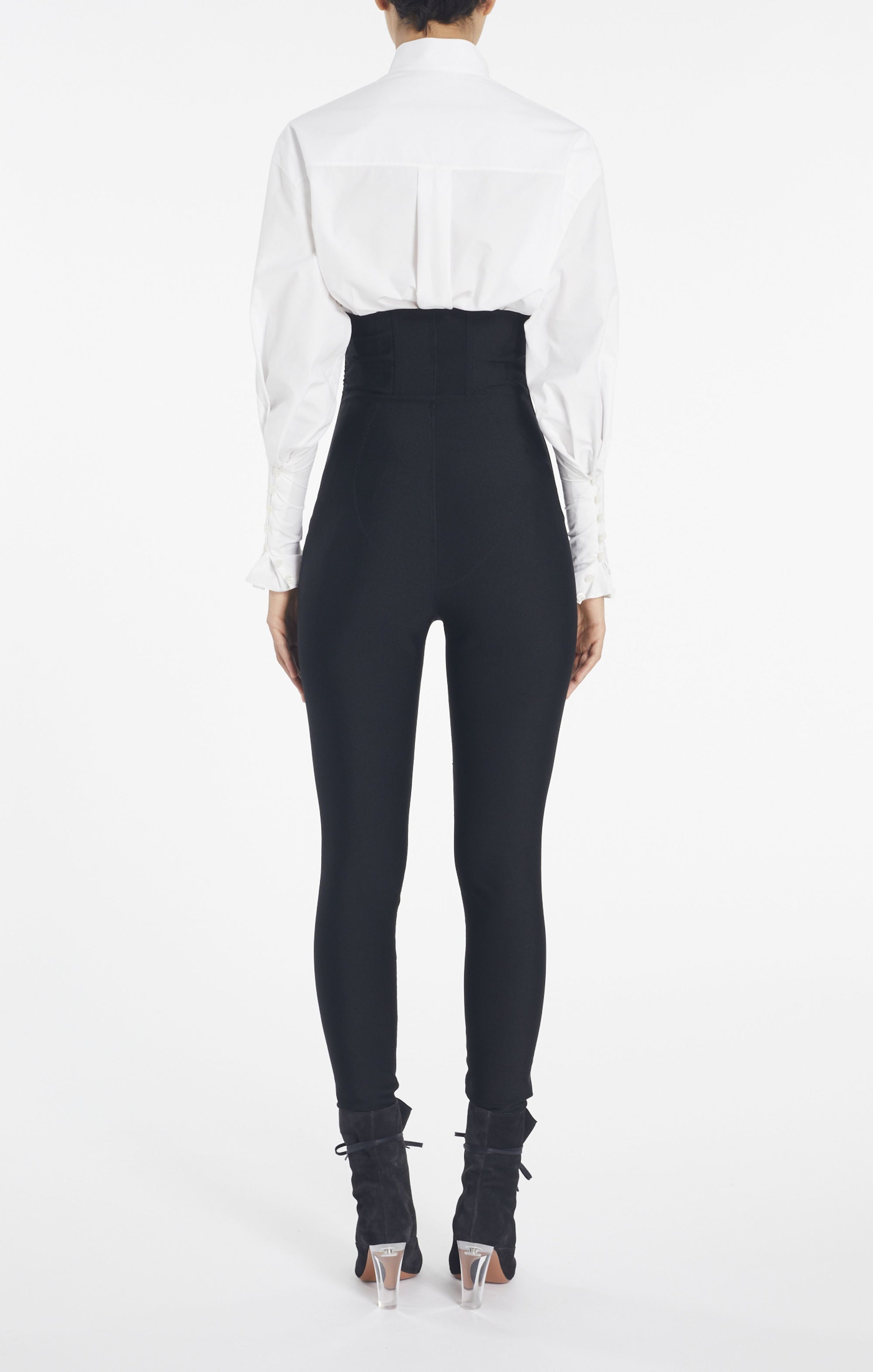 Chemise blouse en popeline de coton - Blanc