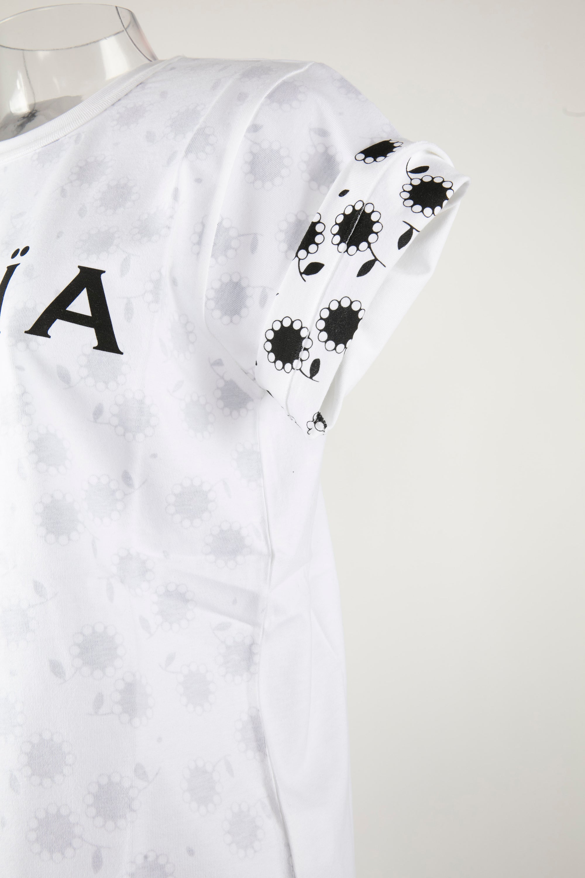 Alaïa short-sleeved logo T-shirt - Intense White