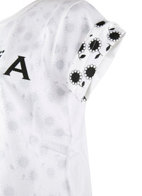 Alaïa logo T-shirt short sleeves - White & Black