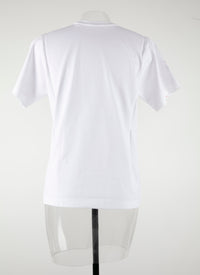 Alaïa short-sleeved logo T-shirt - White & Red
