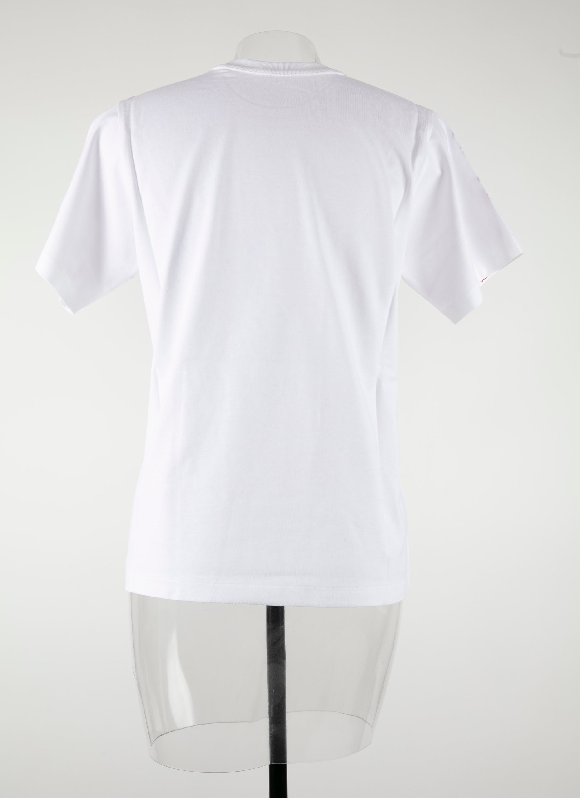 Alaïa short-sleeved logo T-shirt - White & Red