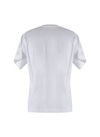 Alaïa logo T-shirt short sleeves - White & Black