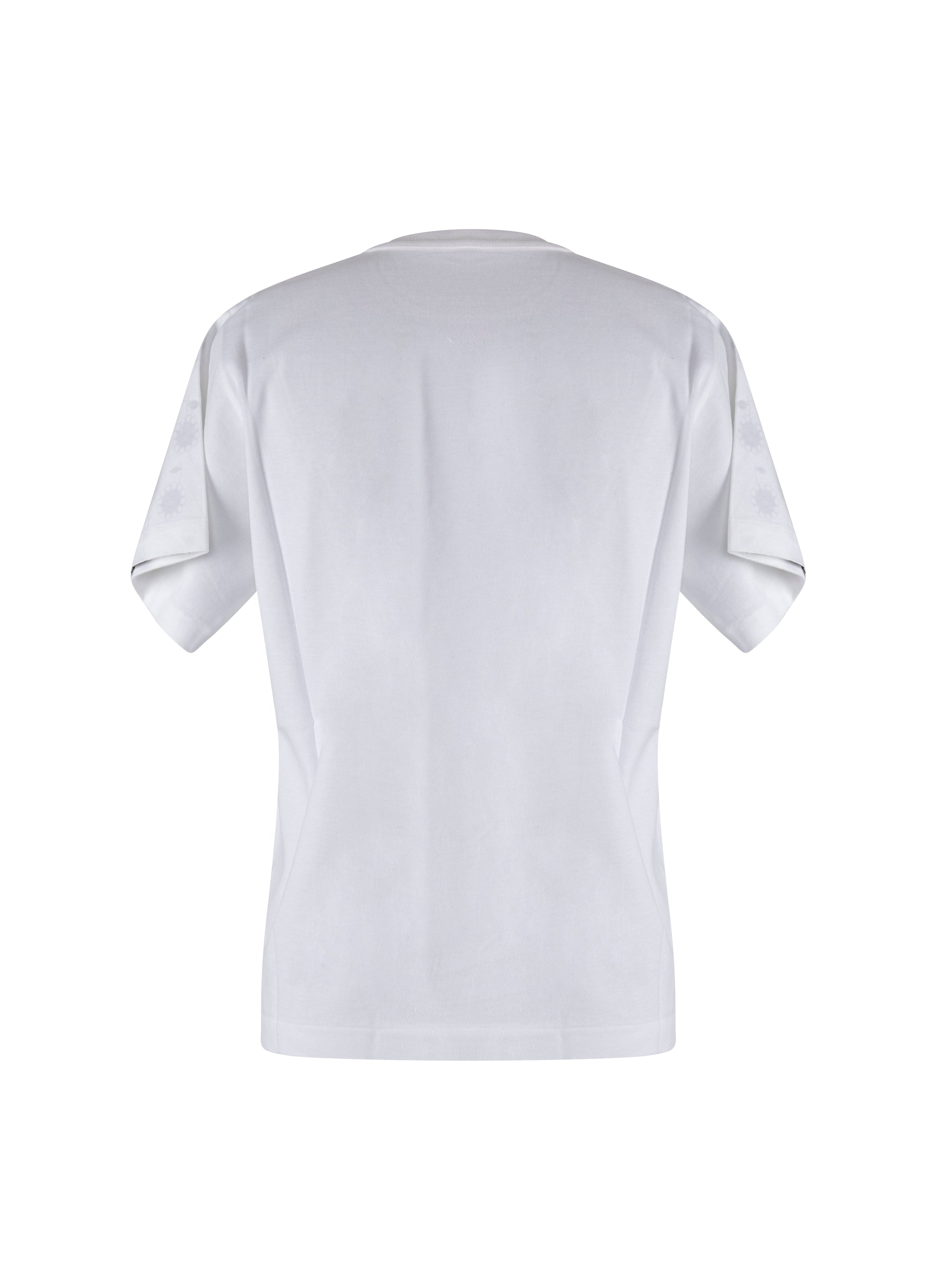Alaïa logo T-shirt short sleeves - White & Black