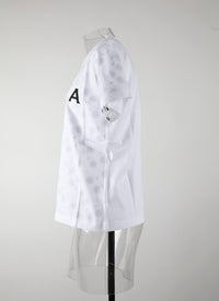 Alaïa short-sleeved logo T-shirt - Intense White