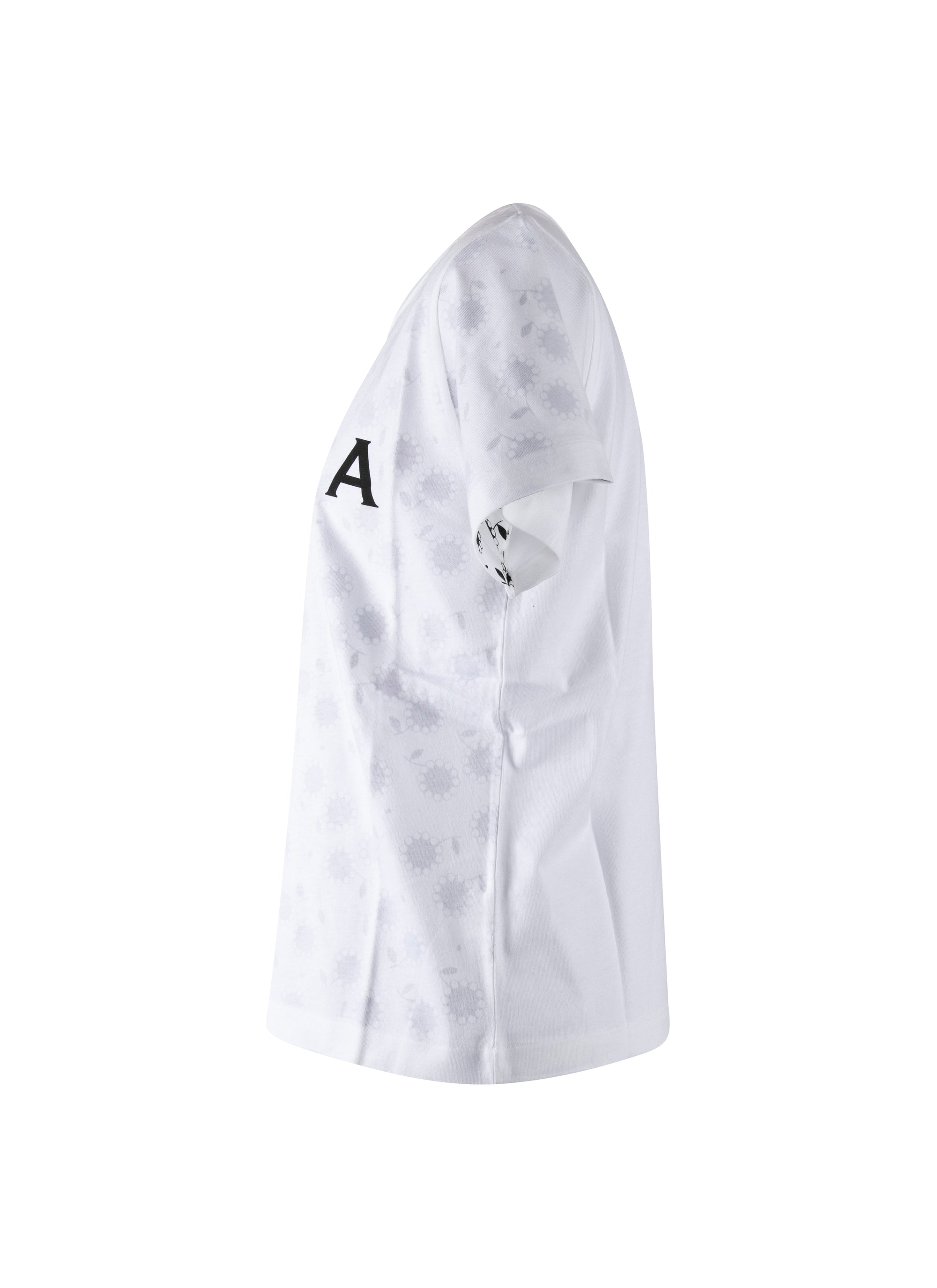 Alaïa logo T-shirt short sleeves - White & Black