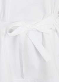 Structured T-shirt - White