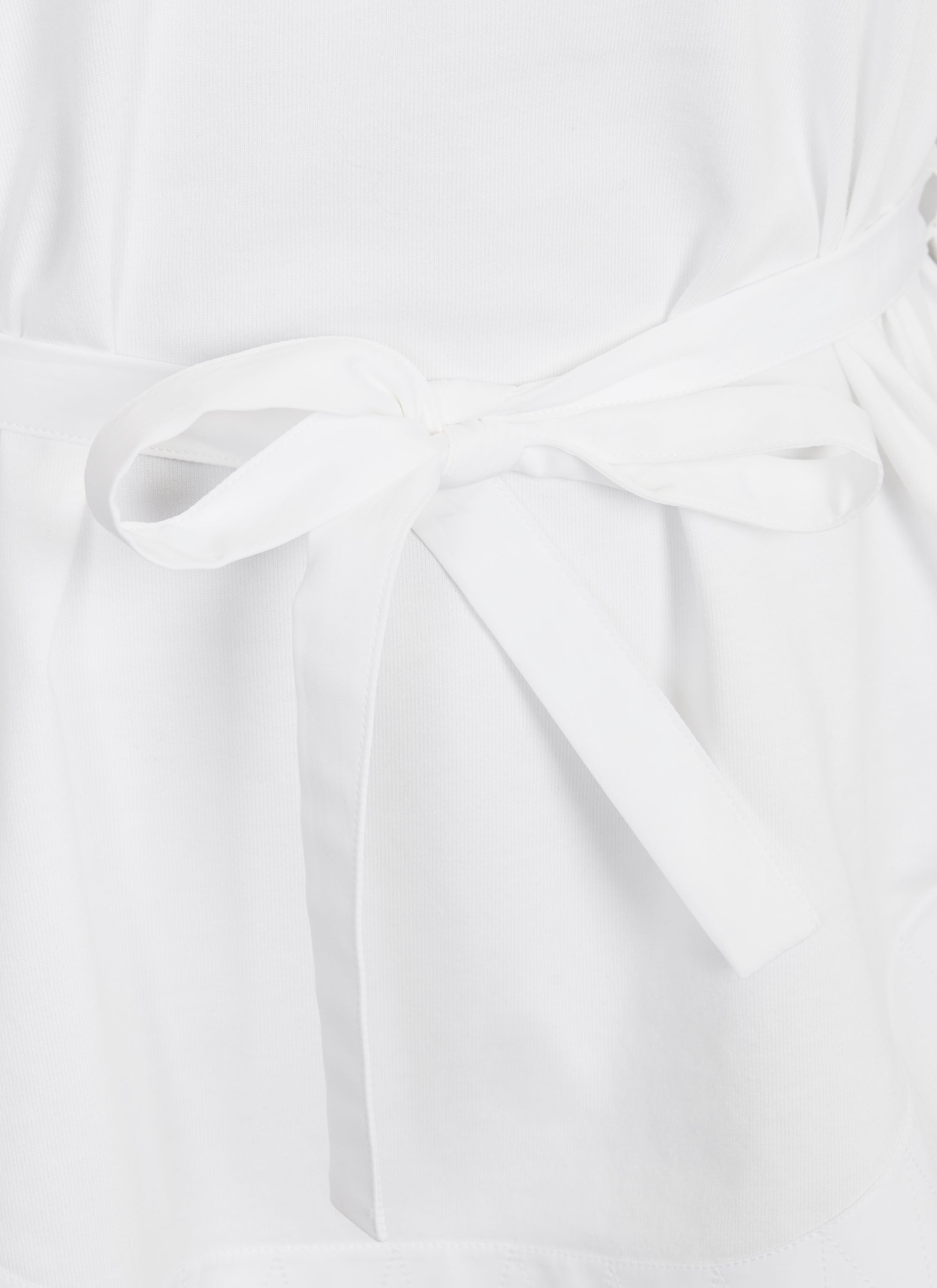 Structured T-shirt - White