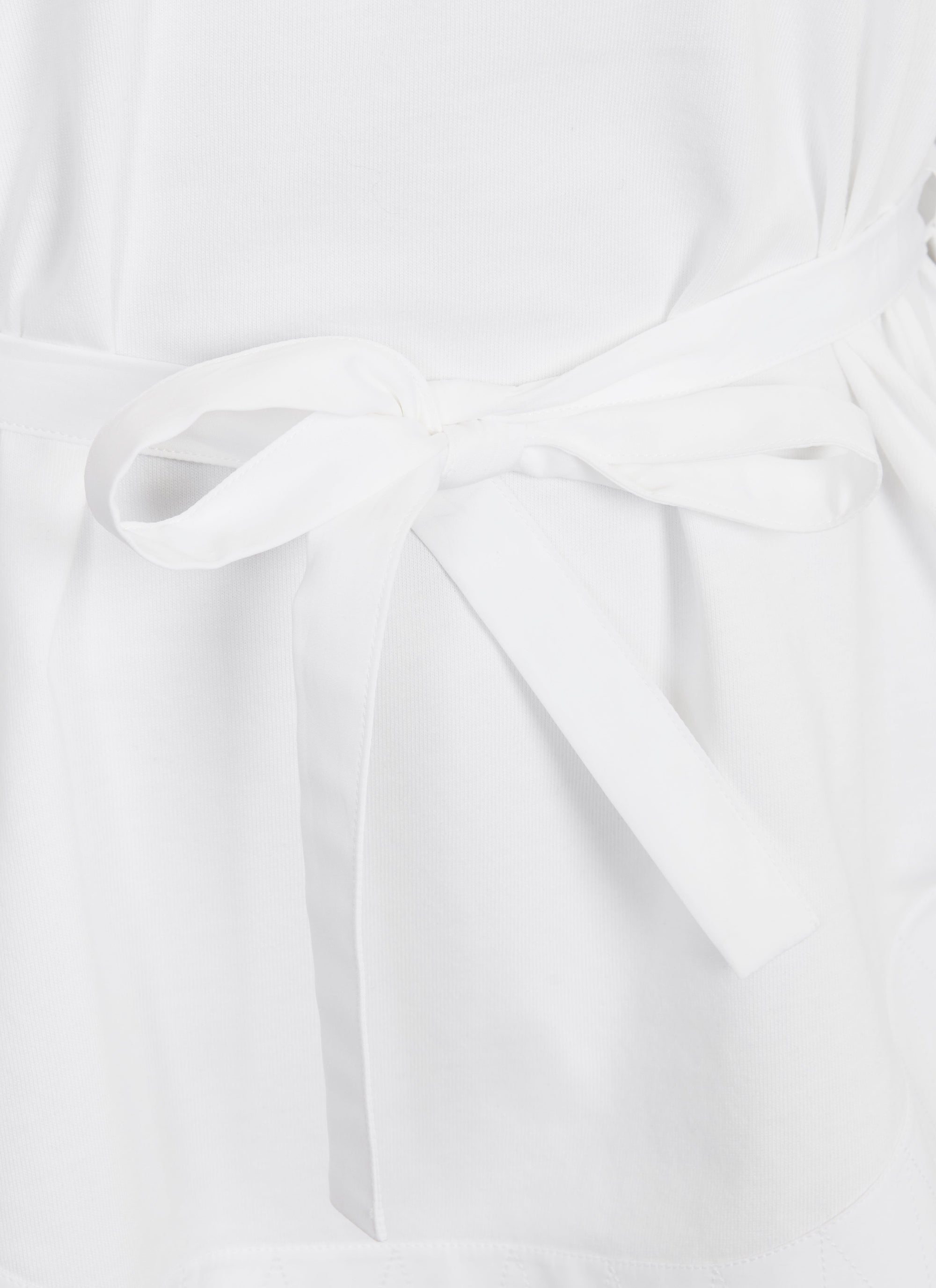 Structured T-shirt - White