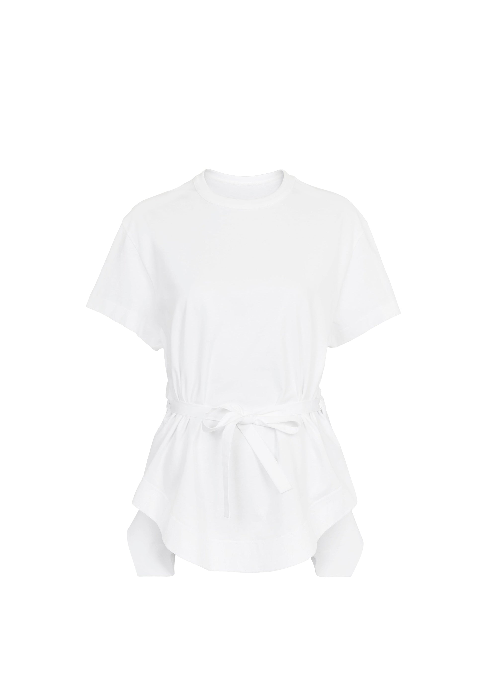 Structured T-shirt - White