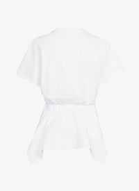 Structured T-shirt - White
