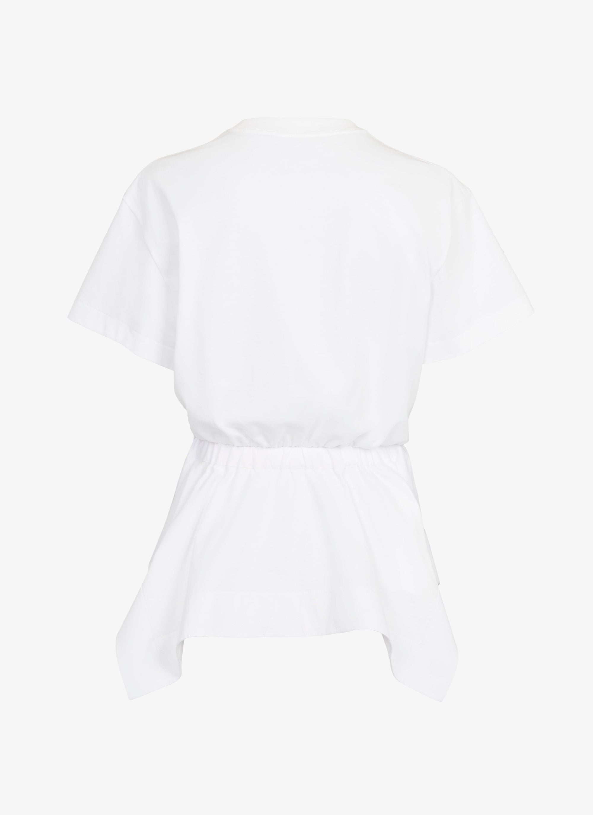 Structured T-shirt - White